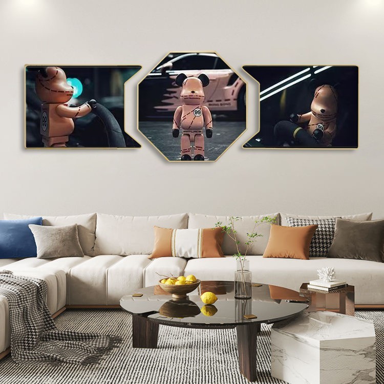 3pcs living room decoration display frame Bedroom hotel Nordic Painting ...