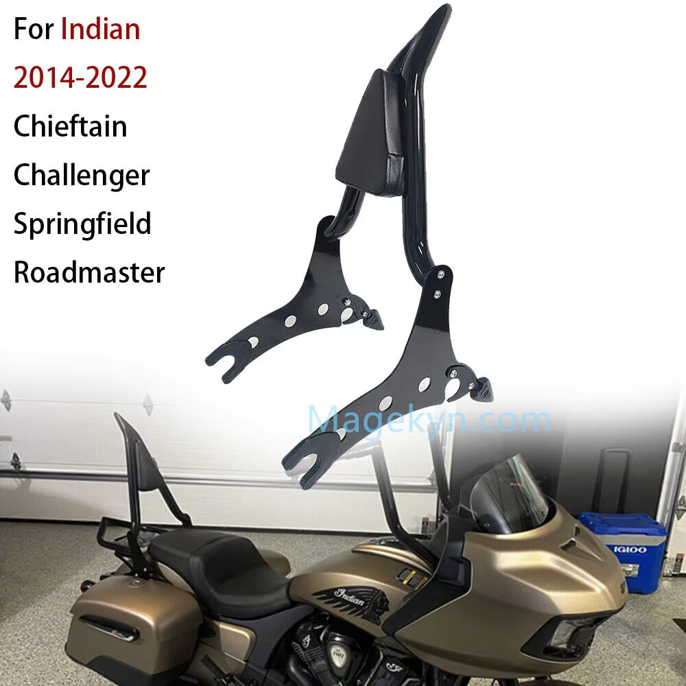 Detachable Passenger Backrest Rear Pad With Luggage Rack Fit for Indian ...