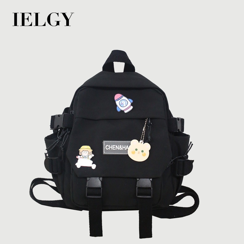 IELGY mini backpack women fashion one shoulder messenger bag ins trendy  cute all-match multifunctional small backpack