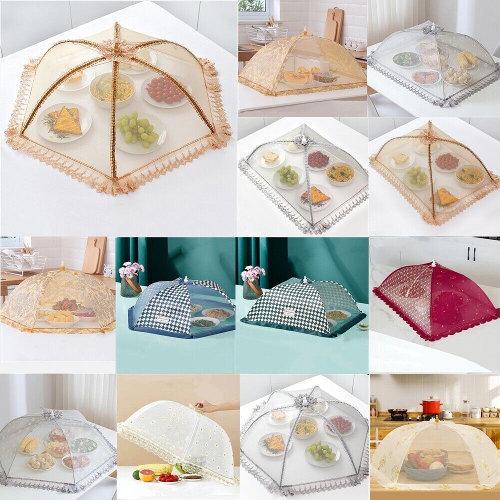 Kitchen Fly Repellent Mosquito Table Scraps Food Cover Umbrella ...