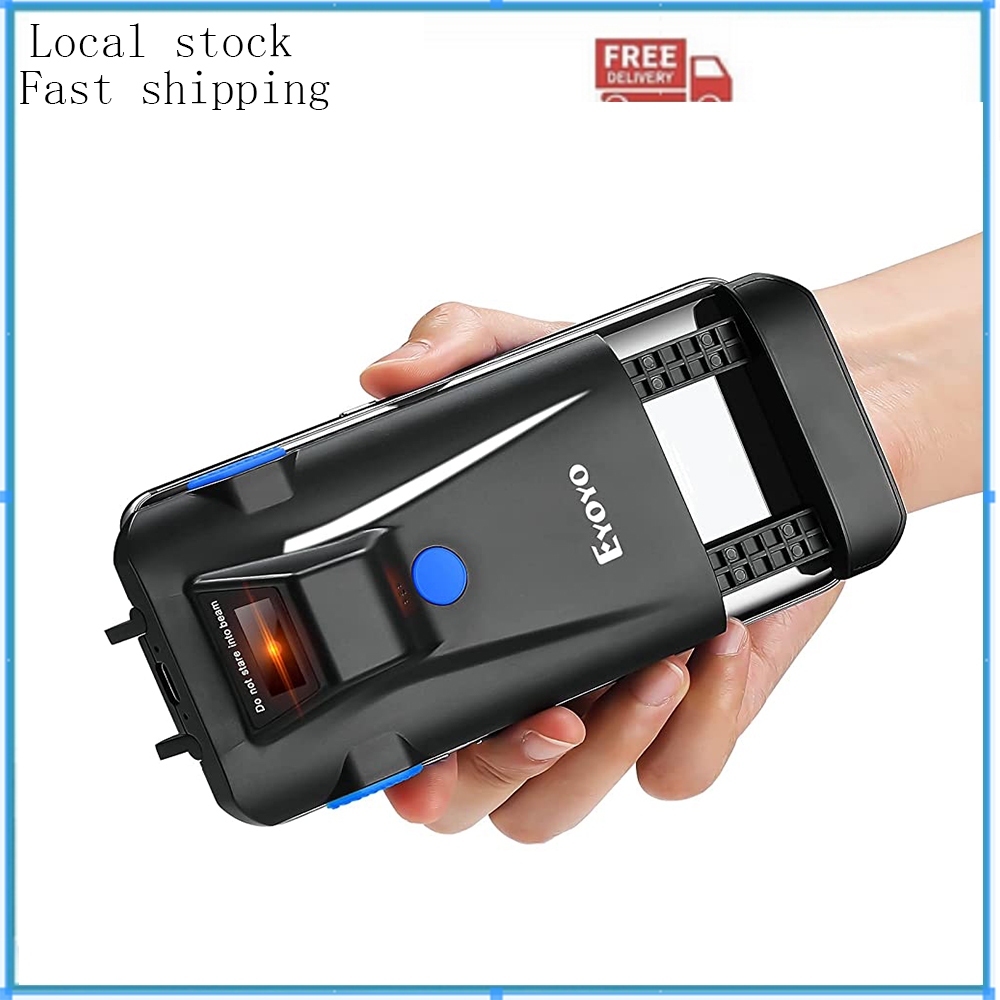 Eyoyo Bluetooth Barcode-Scanner – 2D/QR, Wireless, Back-Clip Für Smartphone, 1 Jahr Garantie