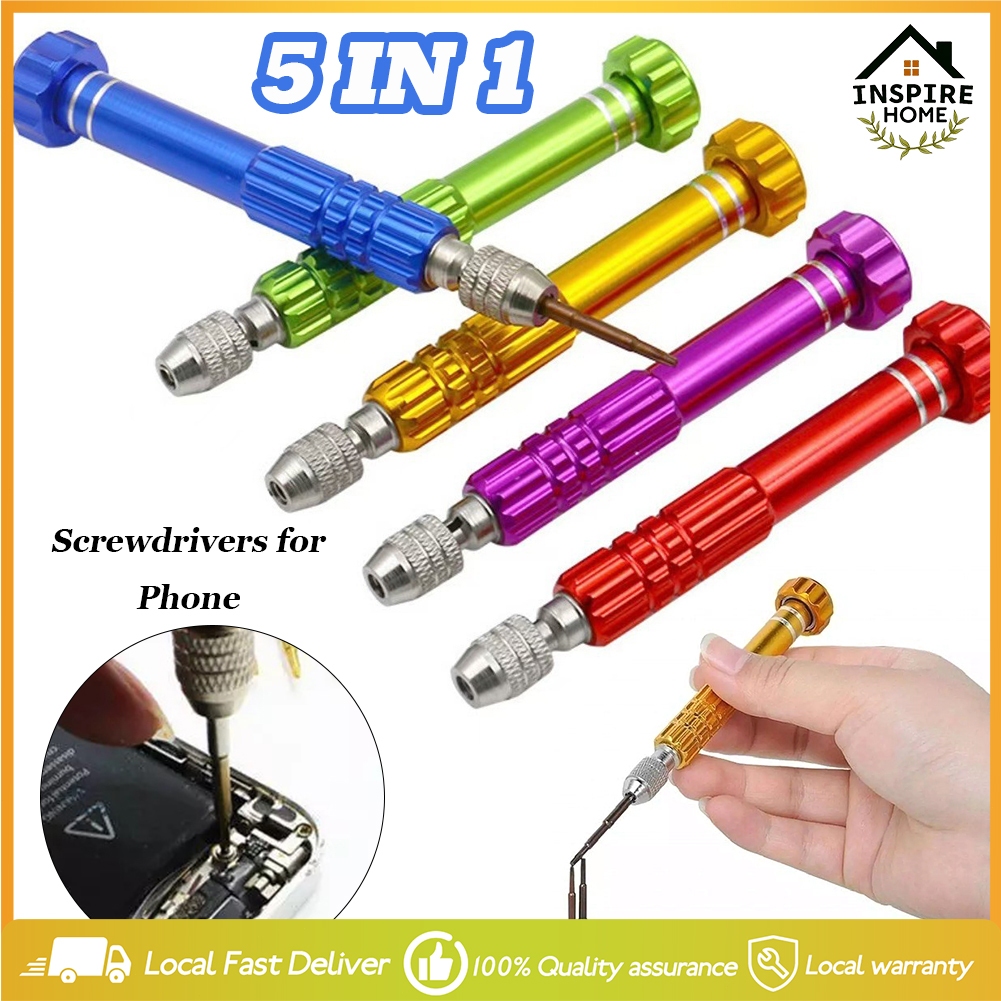 5 In 1 Screwdrivers for Mobile Phone Repair Screwdriver Open Tools Kit ...