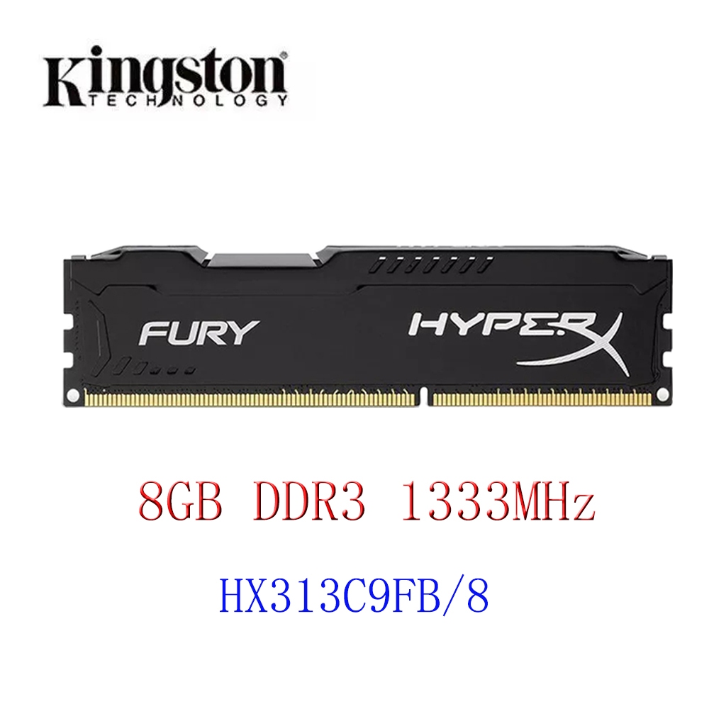 Kingston HyperX Fury DDR3 PC RAM 8GB DDR3 1333MHz Desktop Memory ...