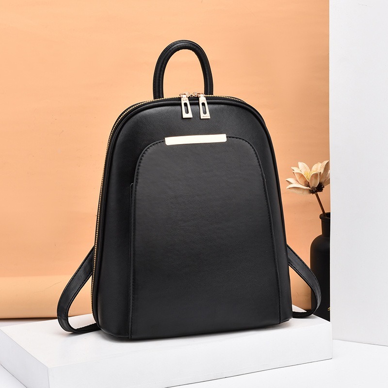 Simple Backpack Female New Style Fashion Trendy Student Backpack Large ...