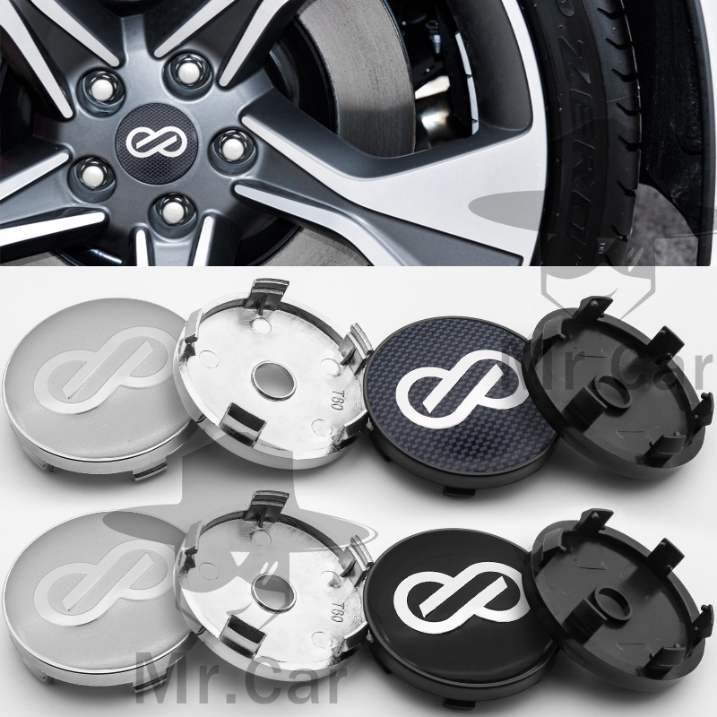 Enkei 4pcs 60mm car hub cap center cap rim cap car modification parts ...