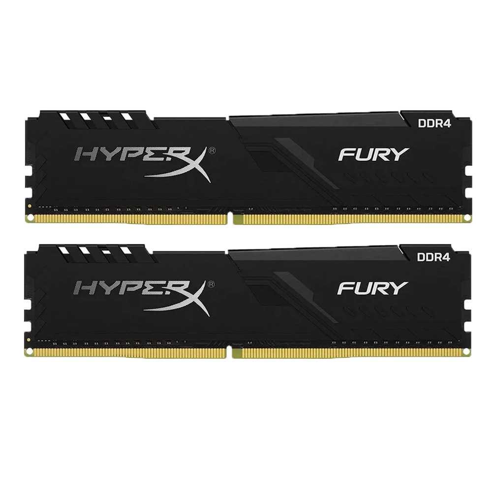 Kingston HyperX Fury DDR4 RAM 16GB DDR4 2666MHz HX426C16FB/16 Desktop ...