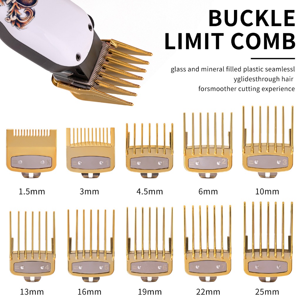 Ready Stock Universal Limit Comb 10 Pcs Gold Electroplating Process ...