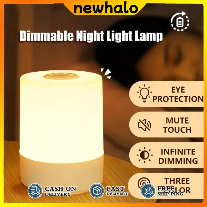 Baby light Bedside Led Night Lights Dimmable Charging Desktop Night ...