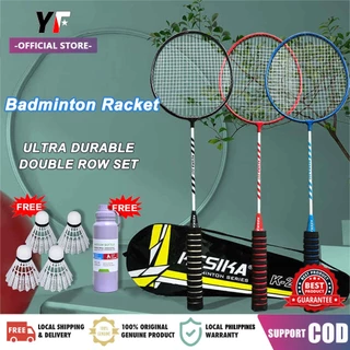 Badminton Racket Set With 2 Carbon Fiber Rackets, 3 Shuttlecocks, 2 Replacement Racket Grip Tapes 1 Badminton Bag Perfect Beginners Outdoor Games 4u