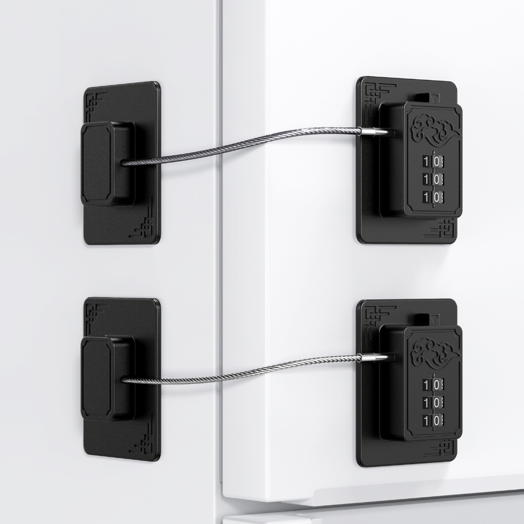 ORIA Heavy Duty Refrigerator Lock 3-Digit Combination Lock for ...