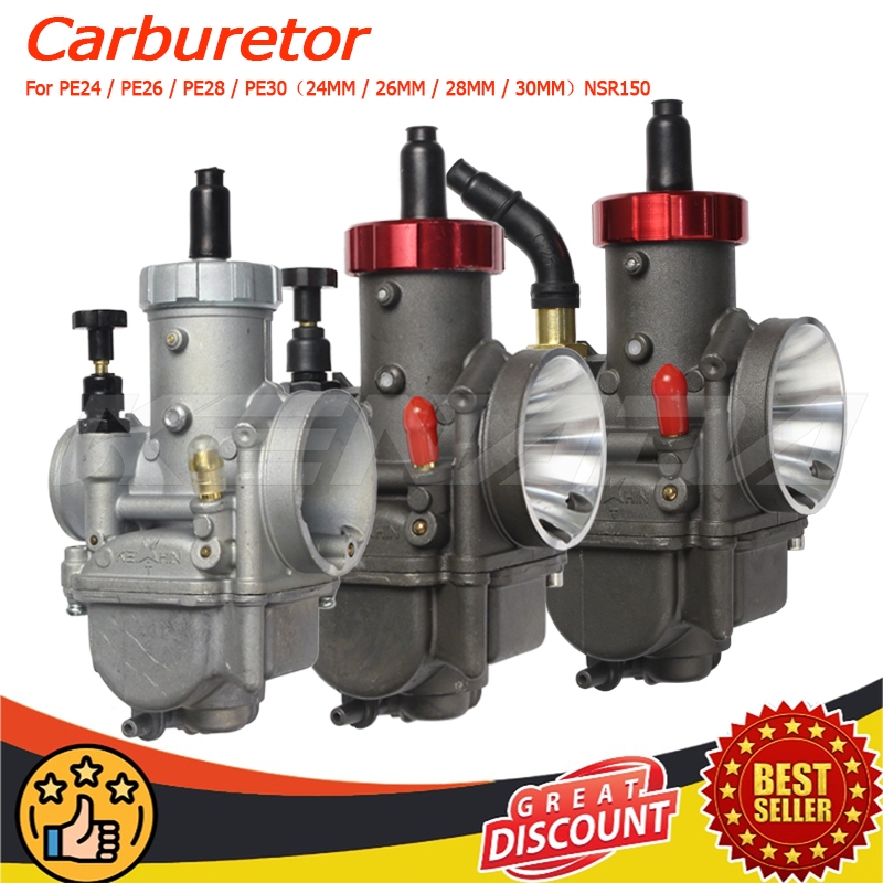 Carburator For PWK 24/ PE24 / PE26 / PE28 / PE30/（24MM / 26MM / 28MM ...