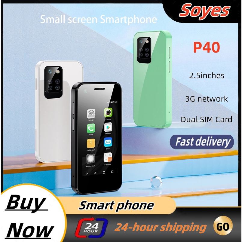 SOYES P40 Mini Android Mobile Phone 2.5 Inch Display 5MP Dual Camera ...