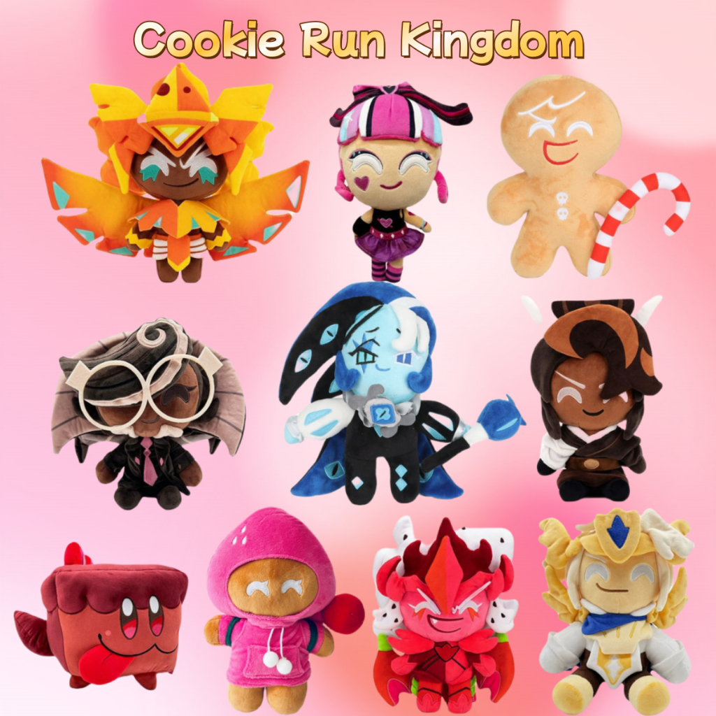 PRE-ORDER Cookie Run Keychains - Shadow Milk Cookie And Pure