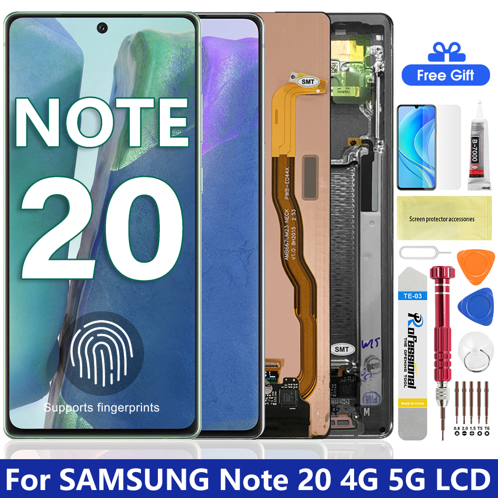 AMOLED 12HZ For Samsung Galaxy Note 20 4G 5G LCD Display SM-N980F SM ...