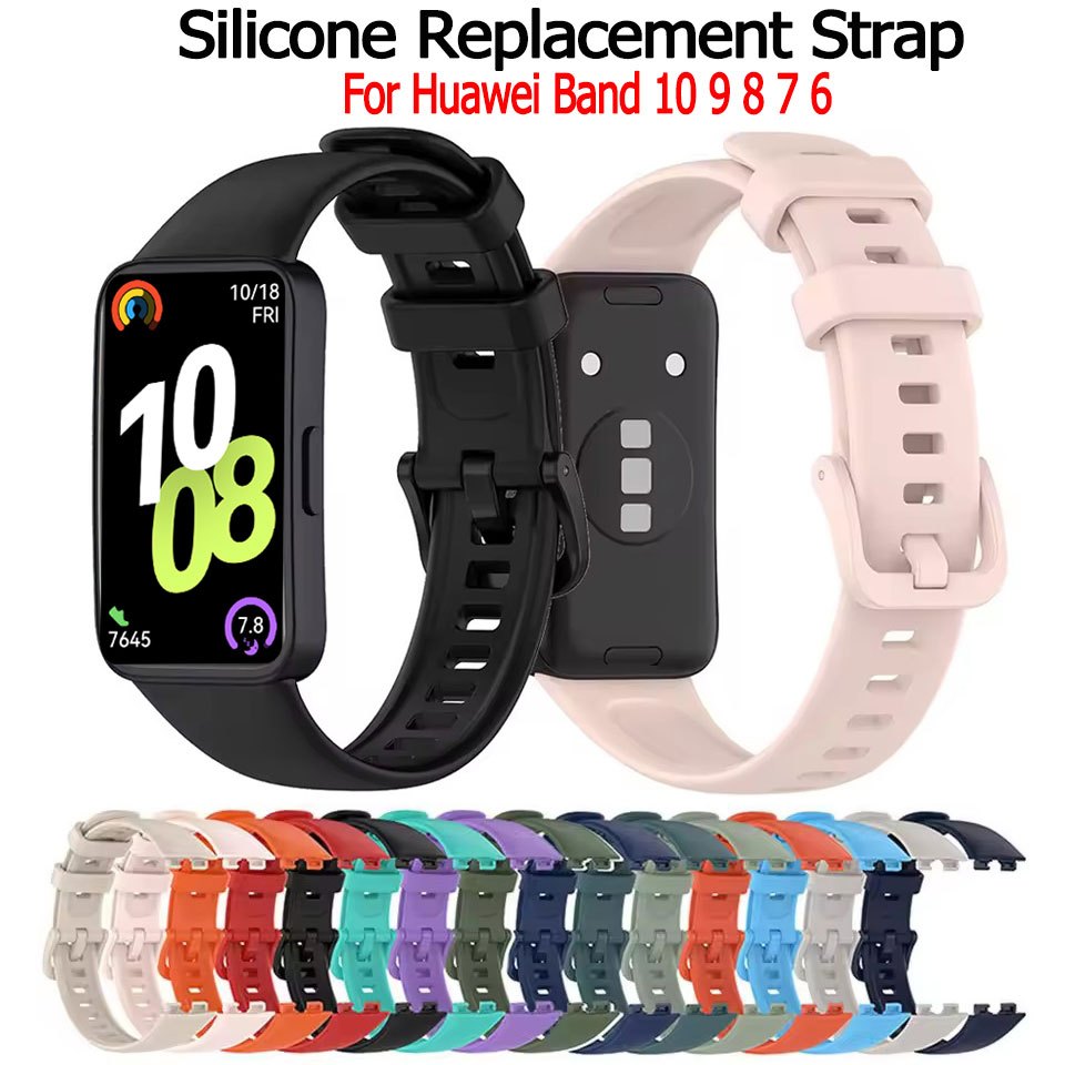 huawei band 10 strap Silicone Replacement Strap For Huawei Band 10 Smart  Watch Band