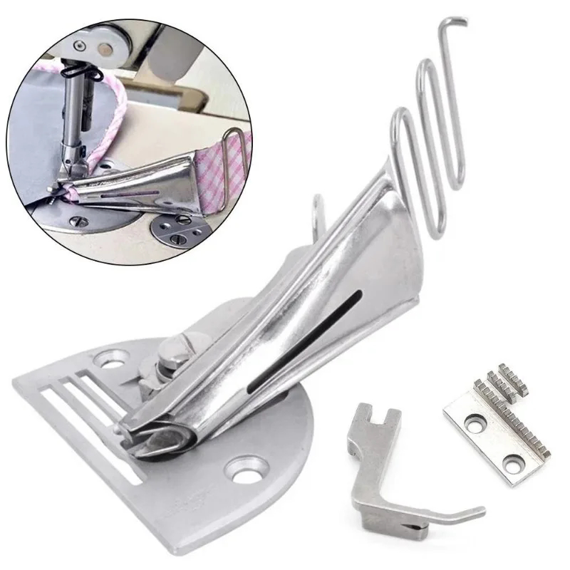 Overlock Folder For Lockstitch Machine Metal Hemmer Bias Binder ...