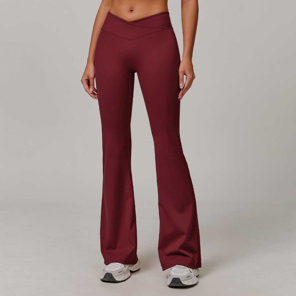 High Waist Hip-Lifting Flare Leggings main image 0