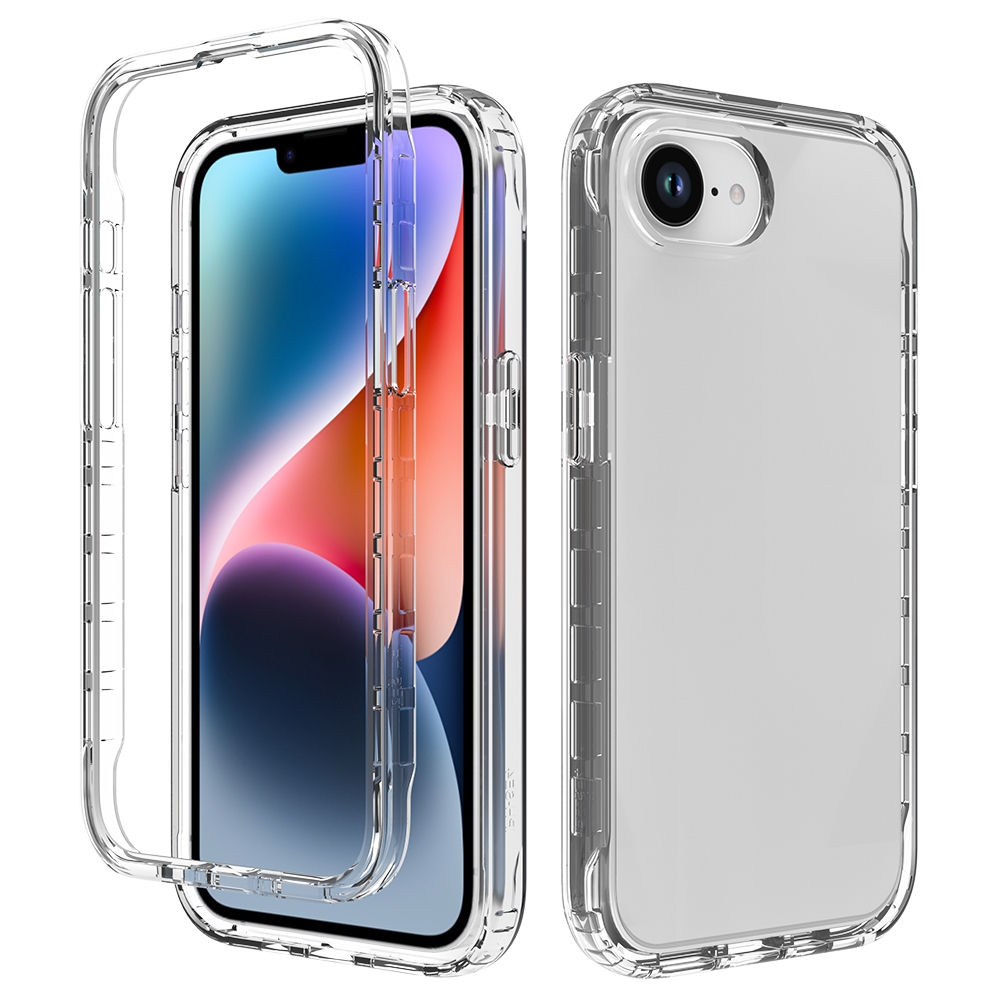 (5colors)Apple Iphone 16E Case with Built-in Screen Protector,Crystal ...