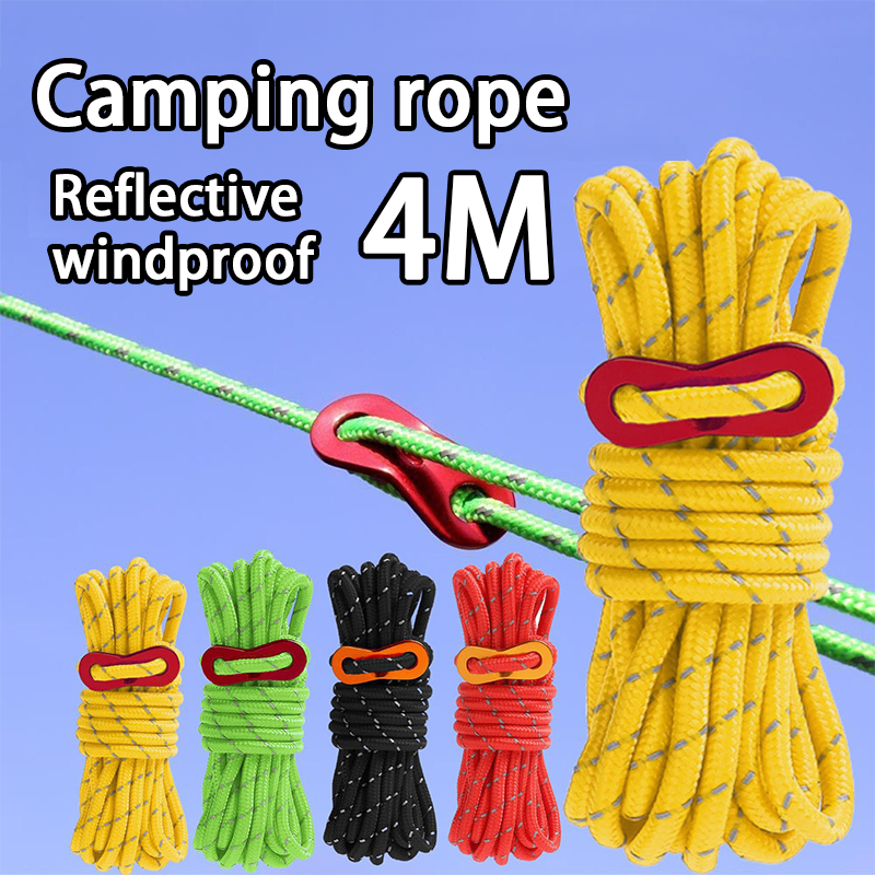 4M Camping Reflective Rope Outdoor Umbrella Rope Tent Fixed Canopy ...