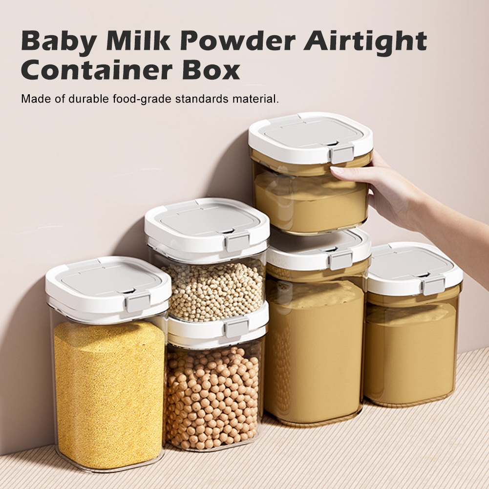 1800/1300/800ML Milk Storage Container Portable Baby Milk Powder ...