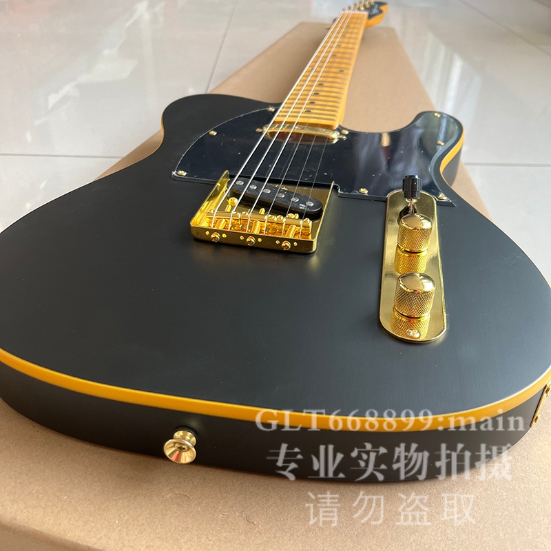 Fender Telecaster Guitar, Matte Surface, Gold Accessories, Professional ...