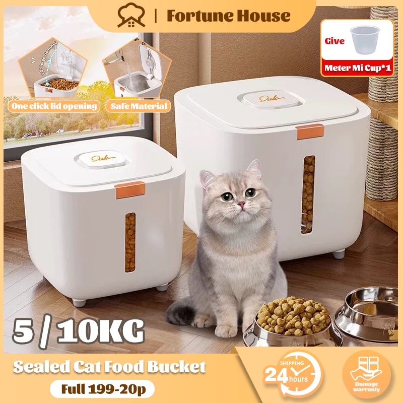 FORTUNE HOUS Dog Food Container Sealed Pet Food Storage Container with ...