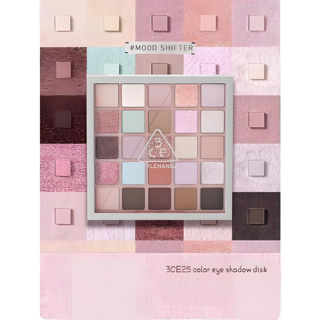 3CE 25 color eye shadow plate dumb light large ground color multi-color ...