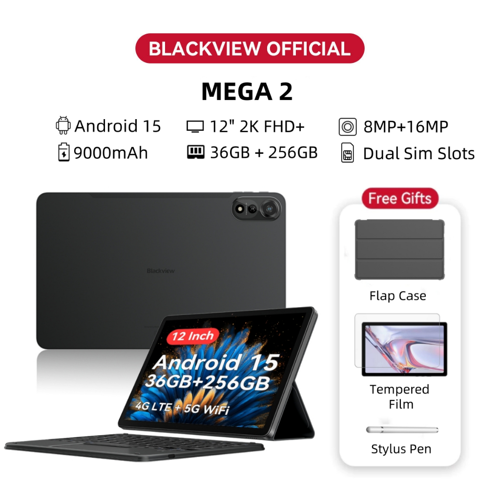 Blackview Mega 2 128GB タブレット Android Blackview Mega 2 Gaming Tablet - 12