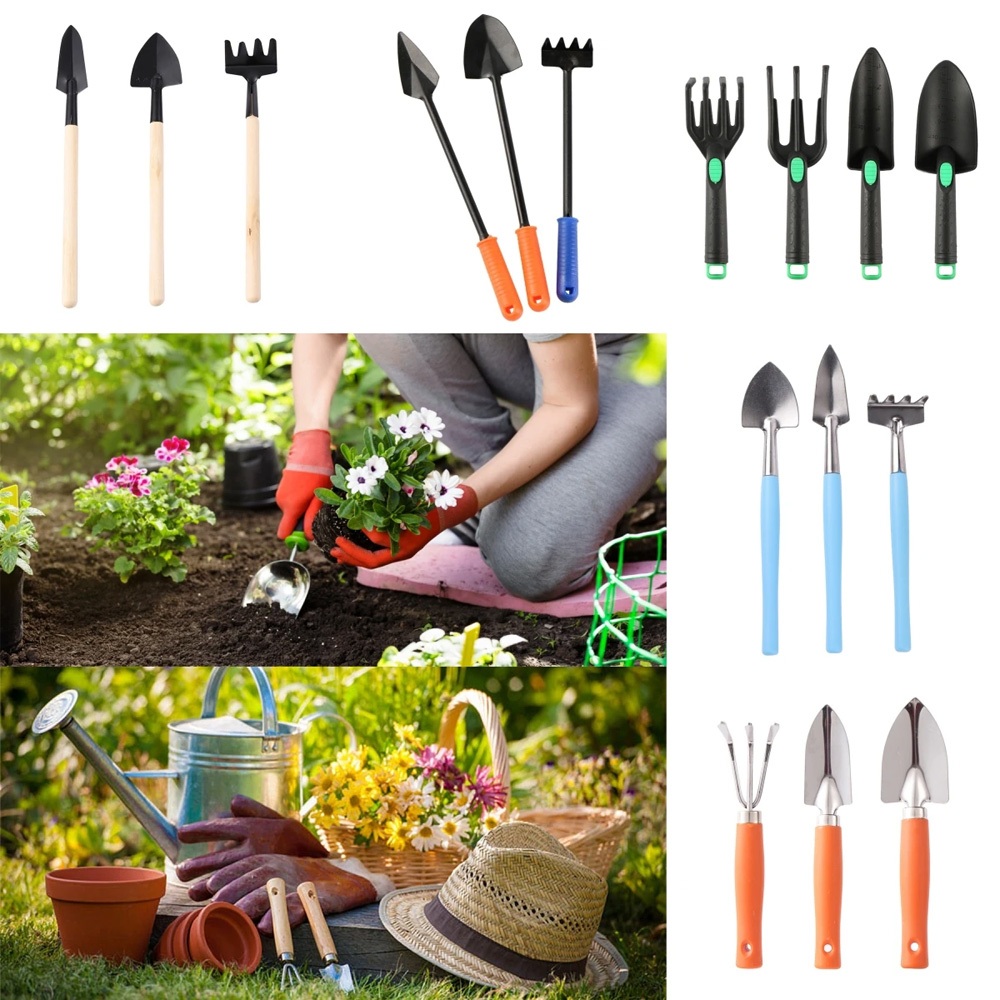 Garden Mini Transplanting Kit Succulent Transplanter Shovel Rake Spade ...