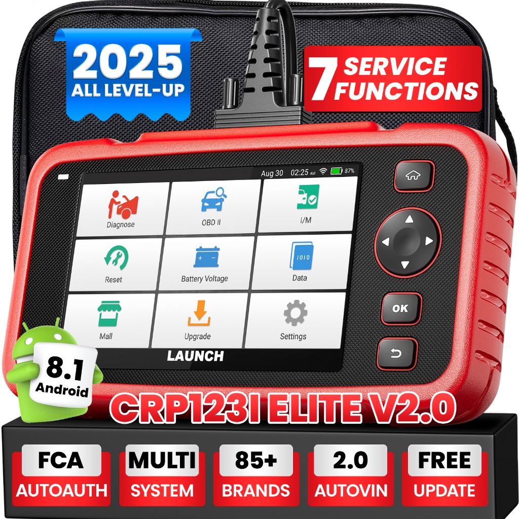 2025 LAUNCH X431 CRP123i V2.0 OBD2 Car Diagnostic Tool 4 System Scan ...