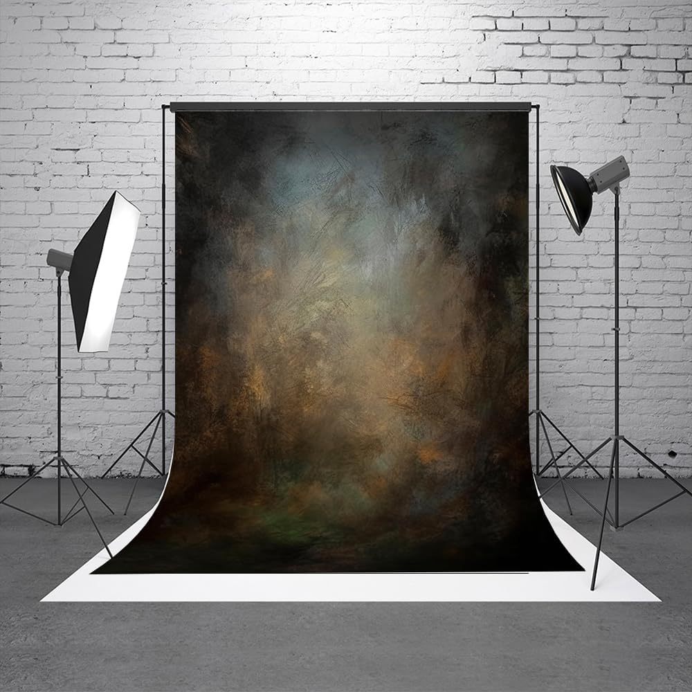 5x7ft Old Master Mottled Portrait Photography Backdrops Abstract Rust ...