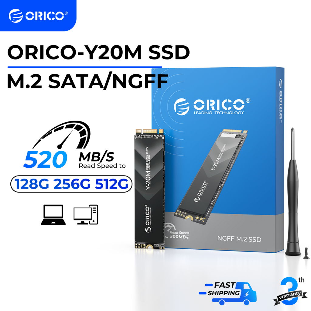 ORICO M.2 SATA SSD 128GB 256GB 512GB M.2 2280 SATA III 6Gbps SSD Read ...