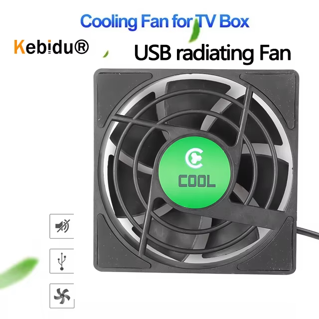 2PCS USB Mini fan Cooling Fan DC 5V for PC TV Box Set Top Box fan ...