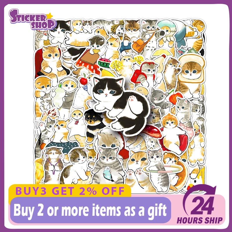 Chats En Papier DIY - Lot De 50 Pièces (style 1) - Décoration Fête, Bricolage, Créativité
