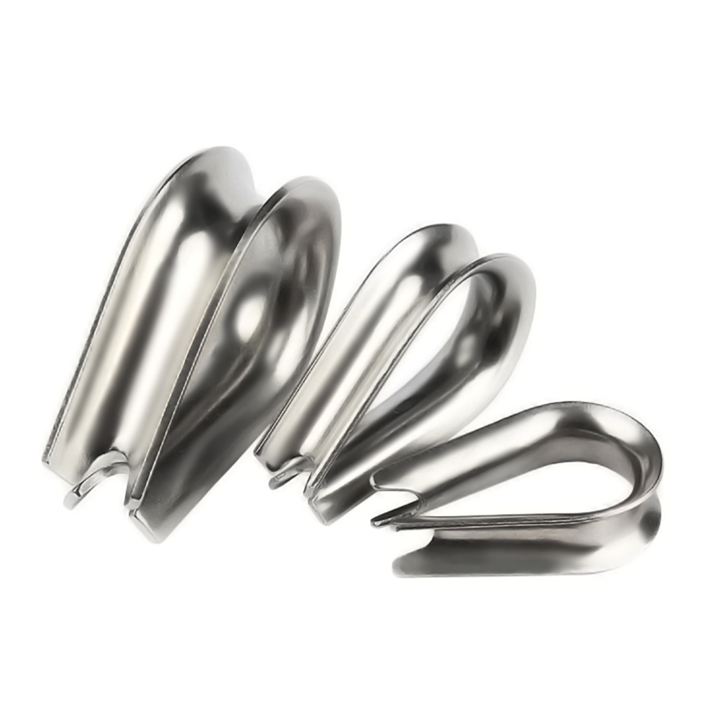 M2-M10 304 Stainless Steel Cable Steel wire Rope Protection Ring Fixing ...