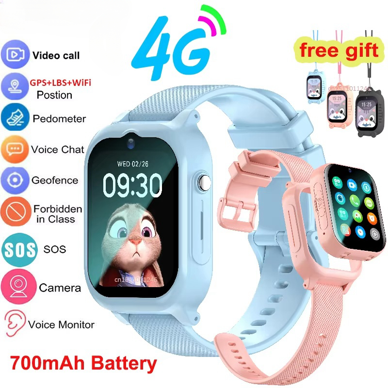 2025 New Kids Smart Watch 4G GPS WIFI Video Call SOS Child Smartwatch ...