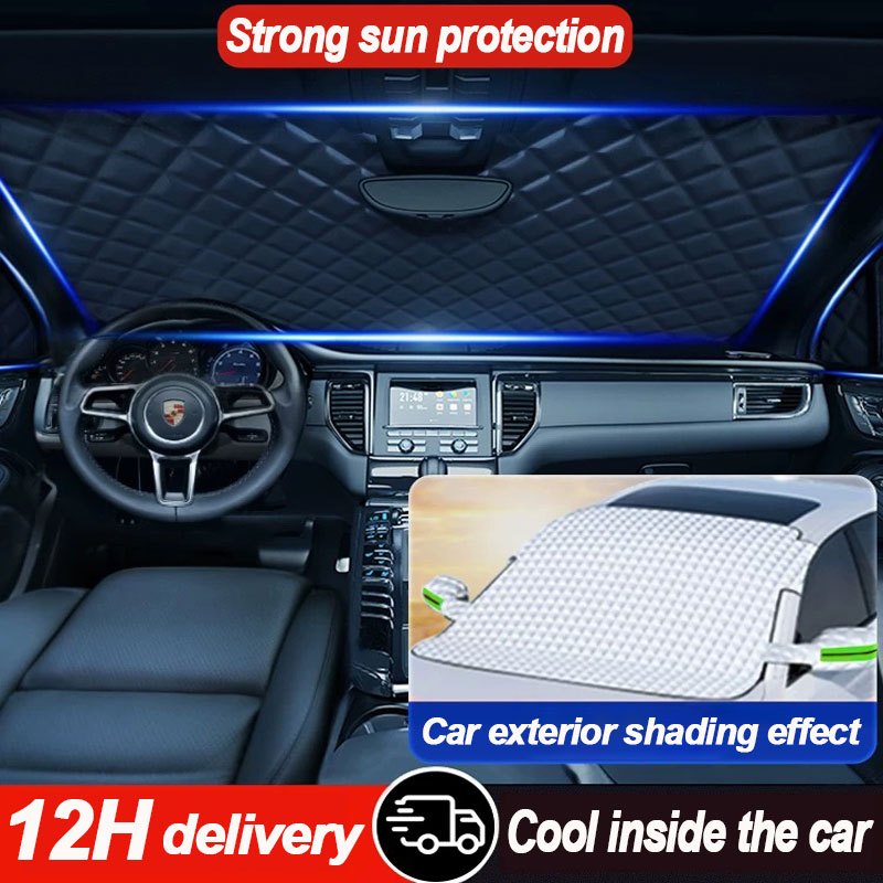 Universal Car Sun Visor Sunscreen Heat Insulation Window Shading Board ...
