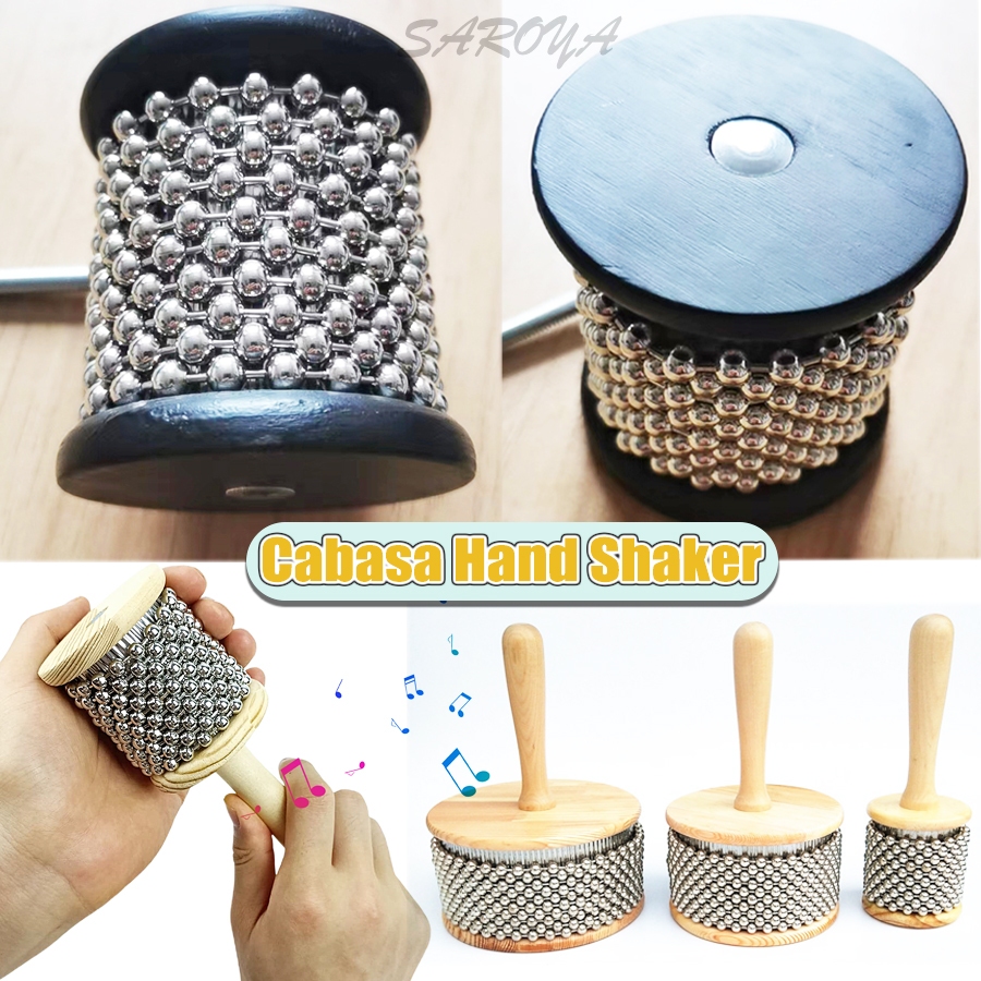 Cabasa Musical Instrument Wooden Percussion Hand Shaker Hand Cabasa ...