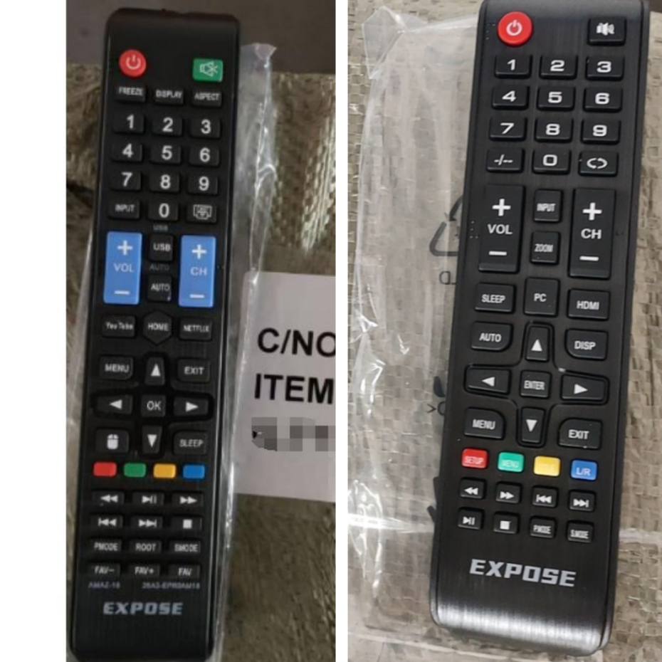 (READ DESCRIPTION) EXPOSE TV Remote Universal NO CODE NO SET UP Remote ...