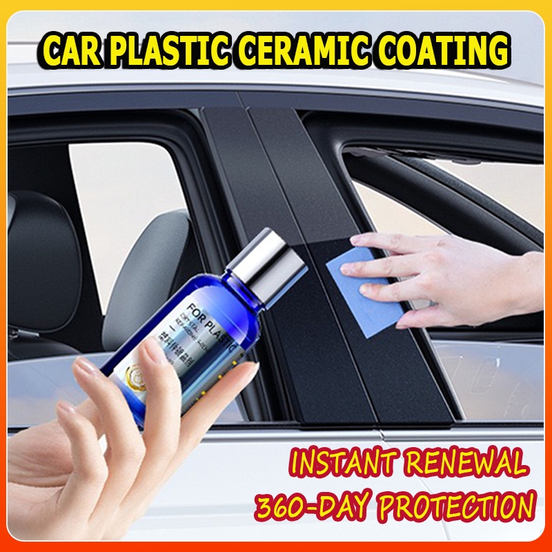 Car Plastic Restorer Back To Black Gloss Cleaning Auto Polish Repair ...