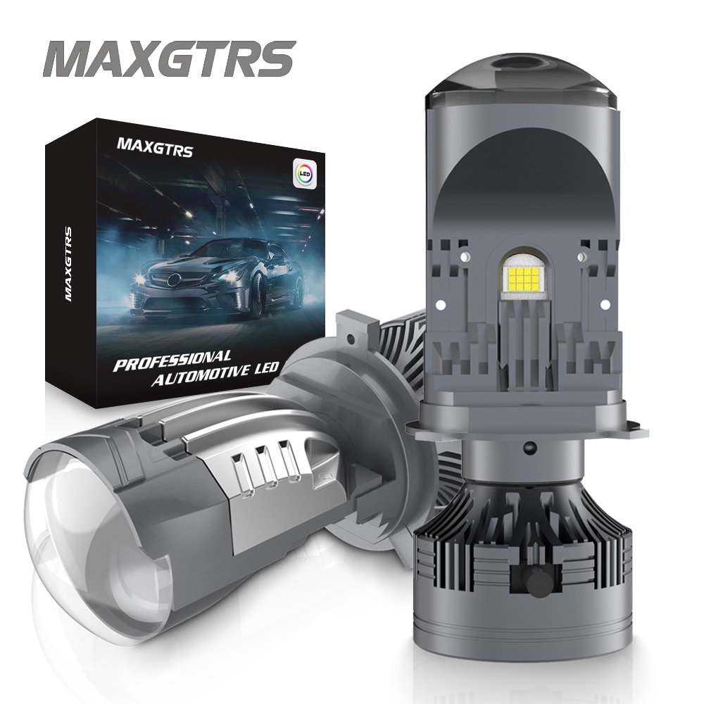 MAXGTRS New 200W Auto Lamp Lens LED H4 Bulbs Headlight for Cars High ...