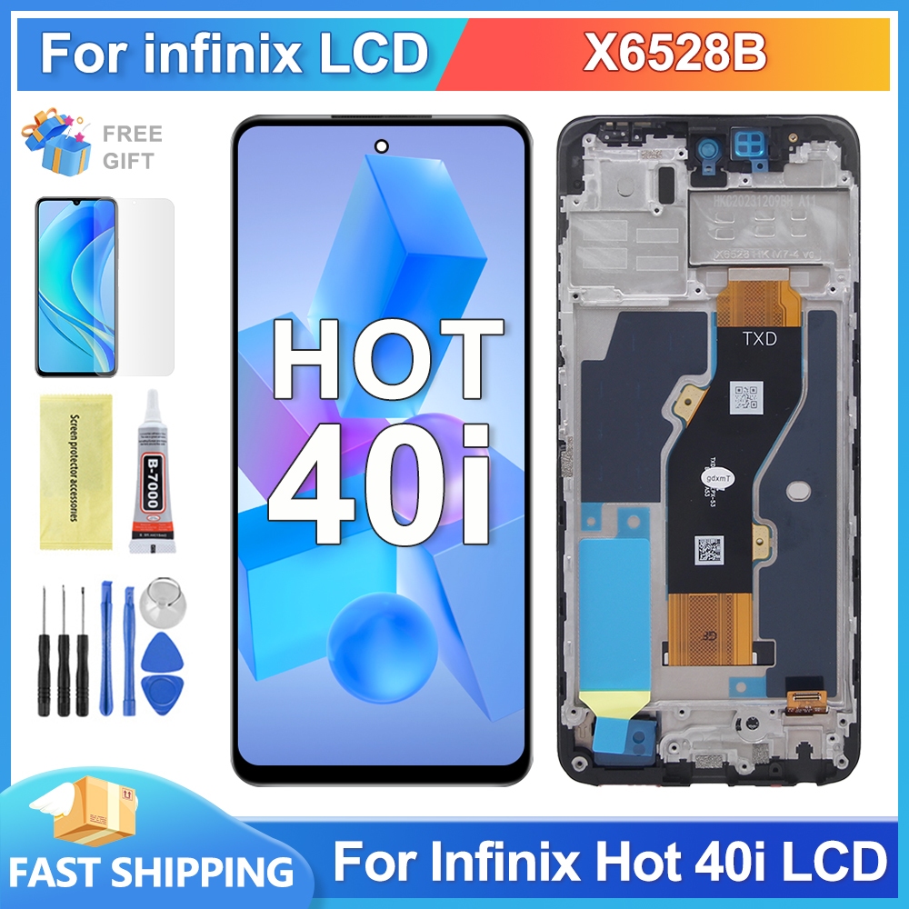 IPS LCD For Infinix Hot 40i LCD Display with Frame Touch Screen ...