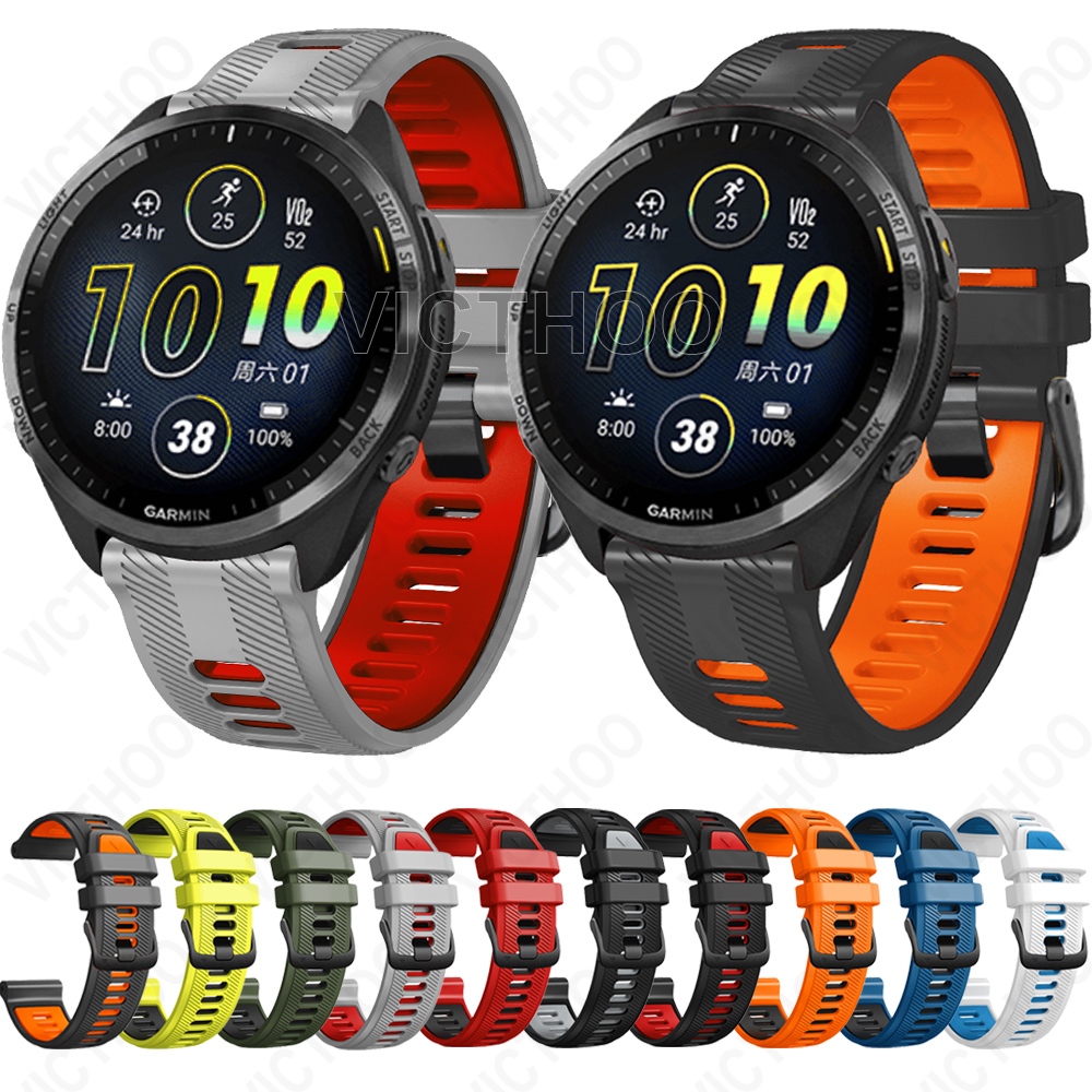 ISABAKE 22mm Siliconen Horlogeband – Compatibel Met Forerunner 965/955/945/935, Fenix 7/6/5 Plus, Zacht, Waterdicht, In Meerdere Kleuren