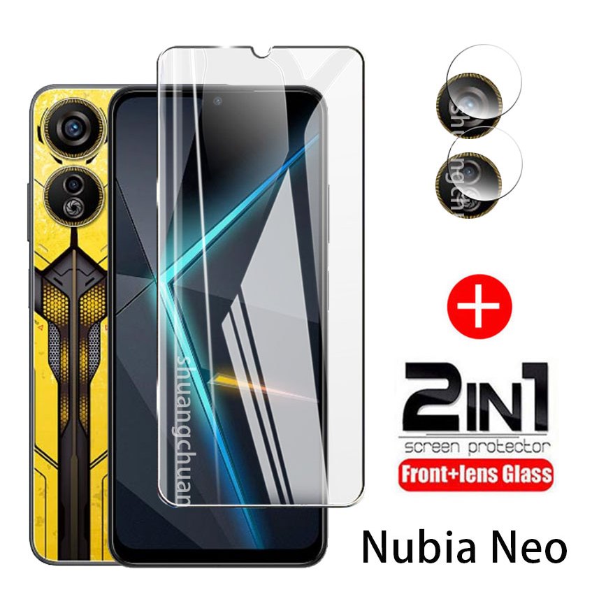 Pellicola In Vetro Temperato 2 Pezzi Per ZTE Nubia Neo 3 GT 5G – Antiurto 9H, Trasparente, Senza Bolle