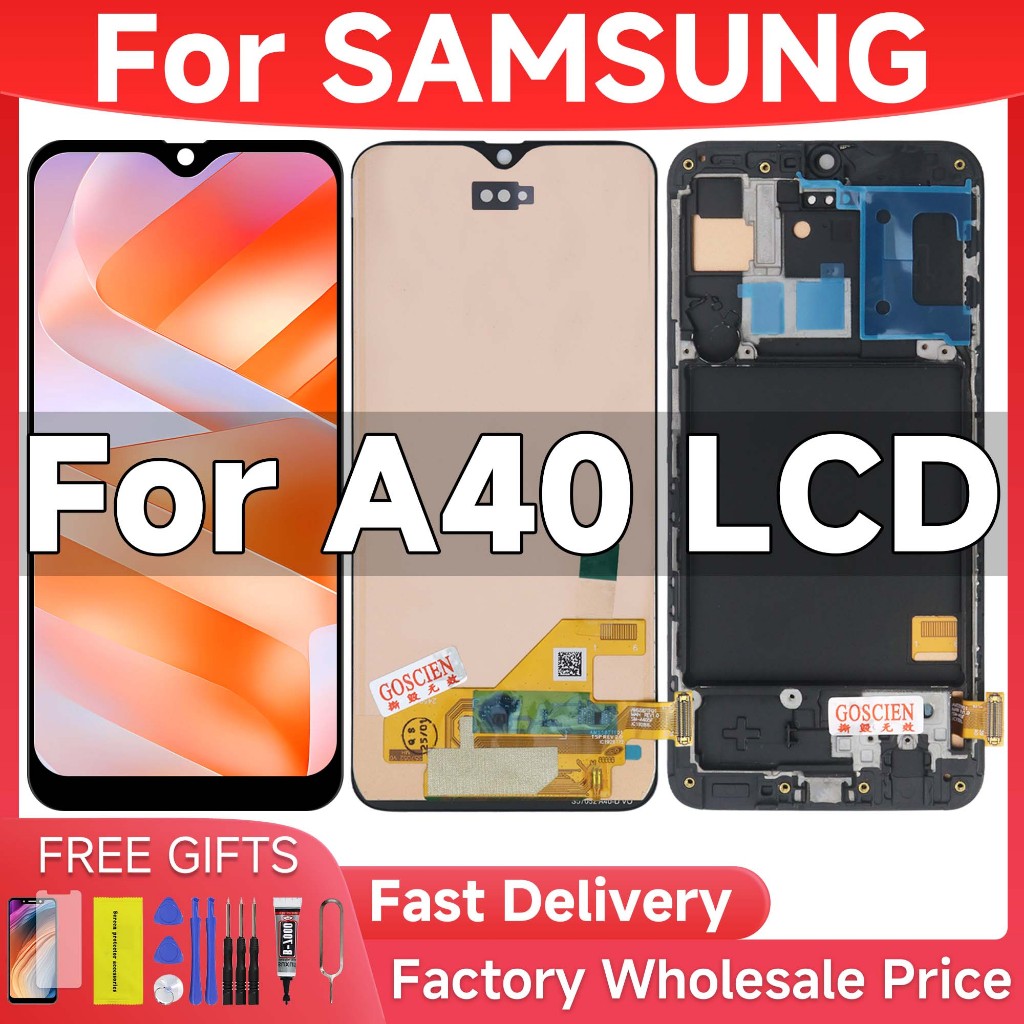 Display For Samsung Galaxy A40 A405 SM-A405F/DS A405S LCD With Touch ...