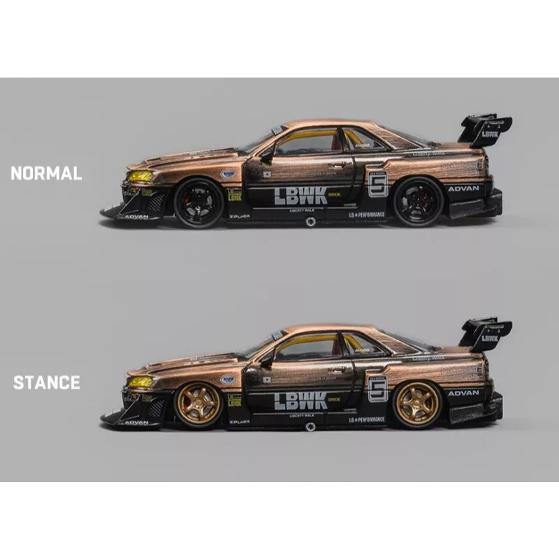 CM 1 64 NISSAN Skyline - LBWK ER34 #5 - bronze - NISSAN SKYLINE LB-ER34 ...