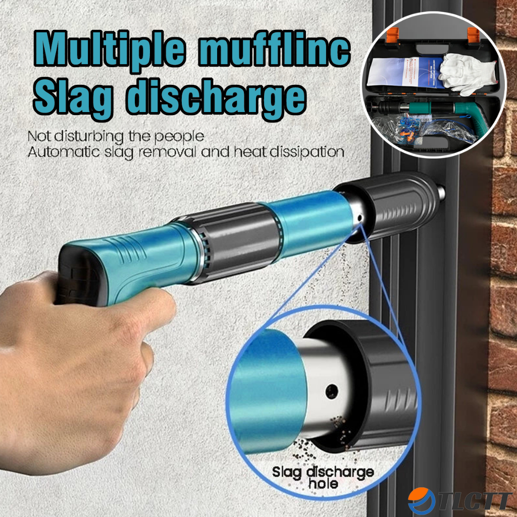 Steel Nail & Rivet Gun Combo: Hand-Operated Concrete Punch Tool with ...