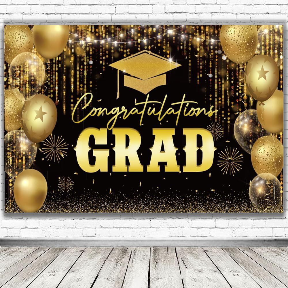 2025 Graduation Grad Photography Backdrop 2025 Class Congratulations ...