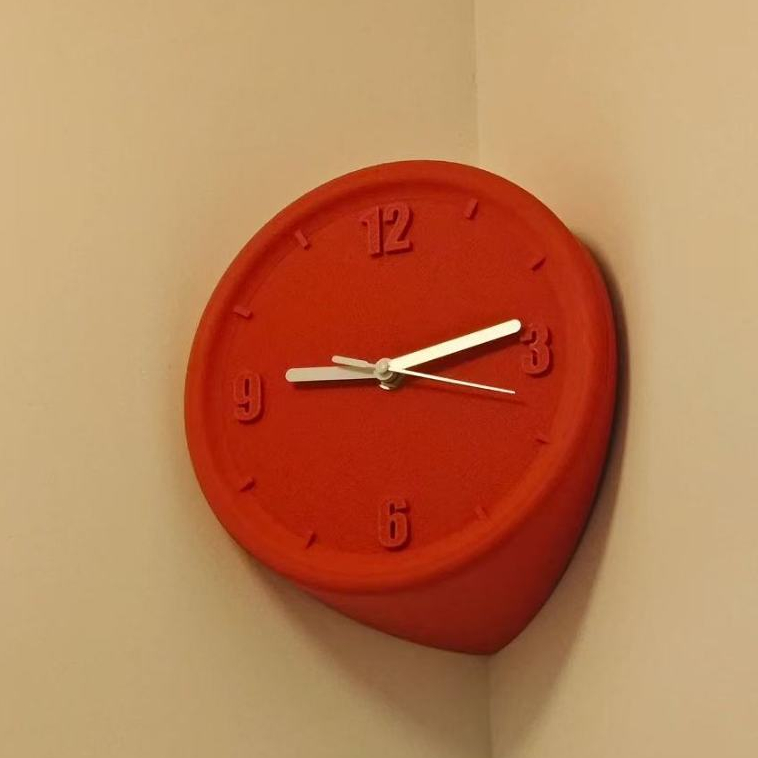 Simple Style Corner Clock, Wall Decoration | Shopee Philippines