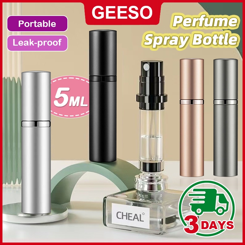 GEESO 5ML Portable Perfume Spray Bottle New Traveling Refillable Mini ...